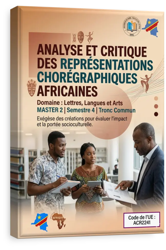Danseurs africains exécutant une chorégraphie contemporaine sur scène.