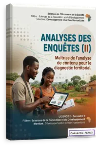 Analyses des enquêtes socio-anthropologiques