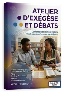 Atelier d’Exégèse et Débats théologiques : Actes et 1Cor