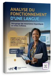 Analyse du fonctionnement d'une langue (Anglais, Français, L3 au choix)