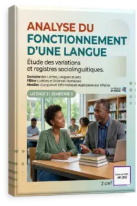 Analyse du fonctionnement d'une langue (Anglais, Français, L3 au choix)
