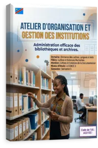 Atelier d'organisation et Gestion des Institutions Documentaires