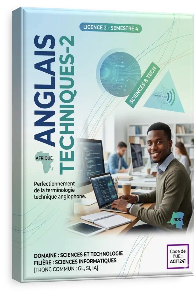 Étudiant en ingénierie suivant le cours d'Anglais Techniques-2 en ligne.