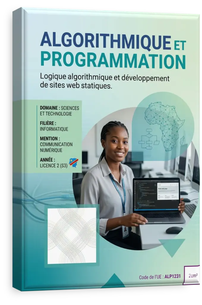 Étudiant en informatique travaillant sur un algorithme sur son ordinateur.