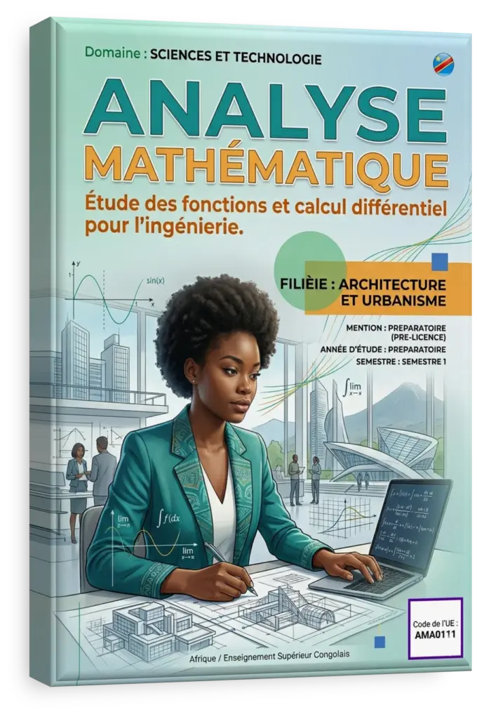 Graphique d'une fonction mathématique avec ses axes.