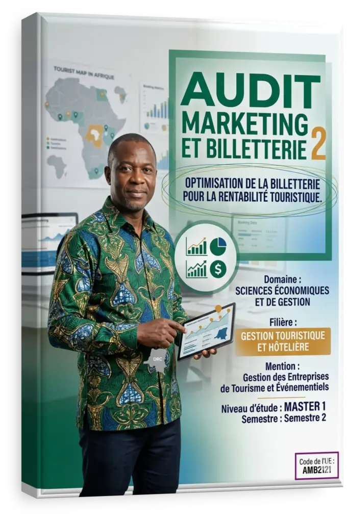 Interface d'un système de réservation GDS avec des graphiques d'audit marketing.