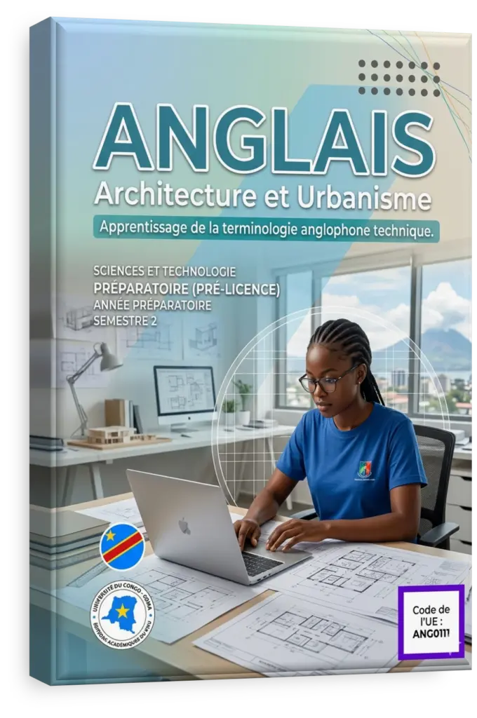 Étudiants en ingénierie en RDC participant à un cours d'anglais technique.