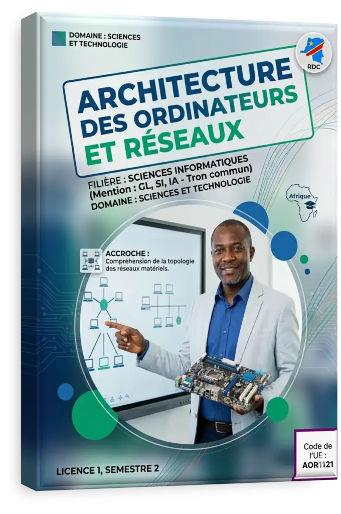 Schéma de l'architecture d'un ordinateur et d'un réseau local.