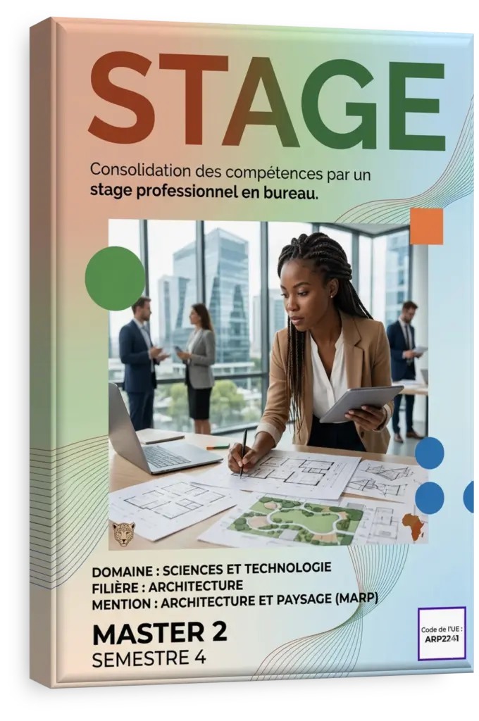 Étudiants en stage dans un bureau d'études en Sciences et Technologie en RDC.
