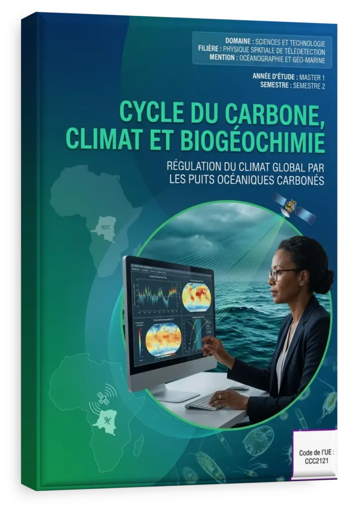 Image satellite du bassin du Congo illustrant le cycle du carbone.