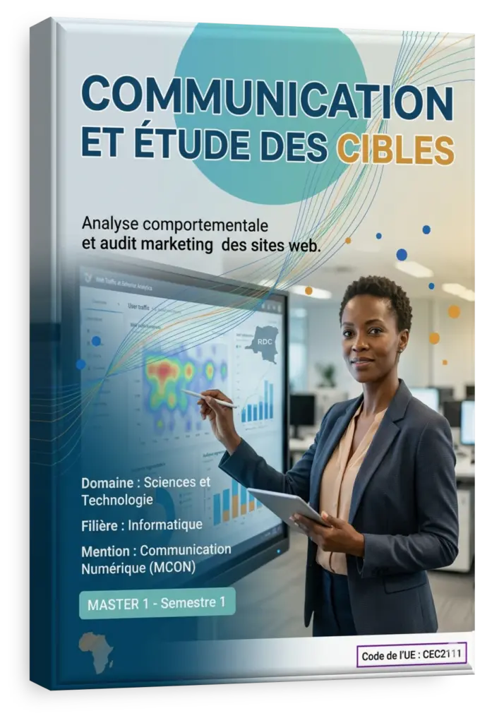 Étudiants en RDC analysant des données de ciblage sur un ordinateur.