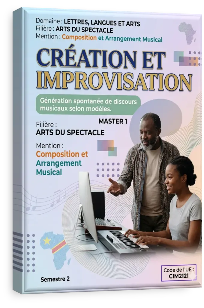 Étudiants jouant de la musique ensemble dans un cours d'improvisation.