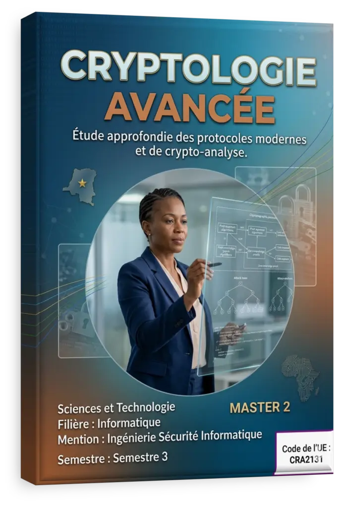 Illustration conceptuelle de la cryptologie avancée.