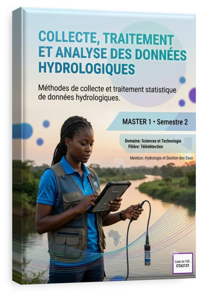 Station hydrométrique sur un fleuve en RDC pour la collecte de données hydrologiques.