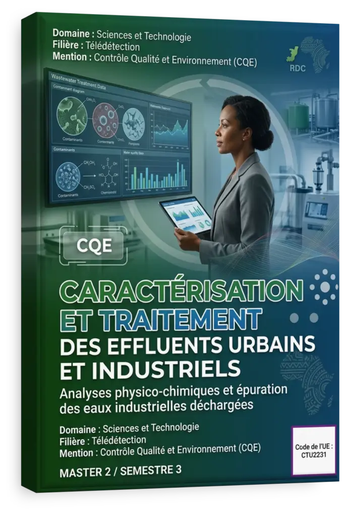 Laboratoire d'analyse de la qualité de l'eau pour le traitement des effluents.