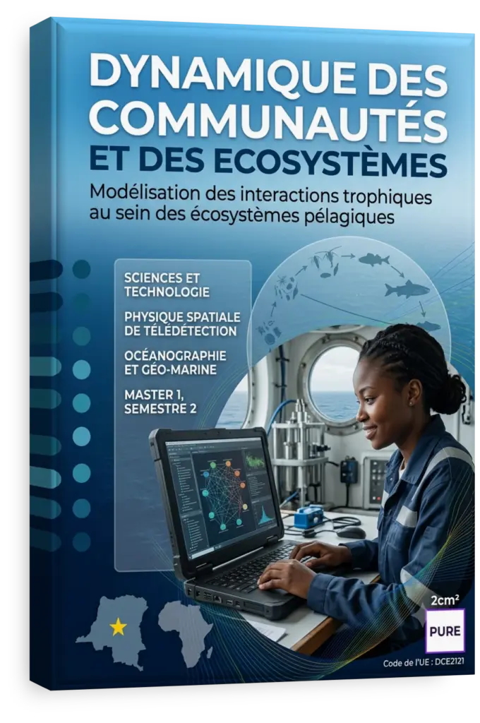 Carte géospatiale de la RDC montrant l'analyse des écosystèmes.