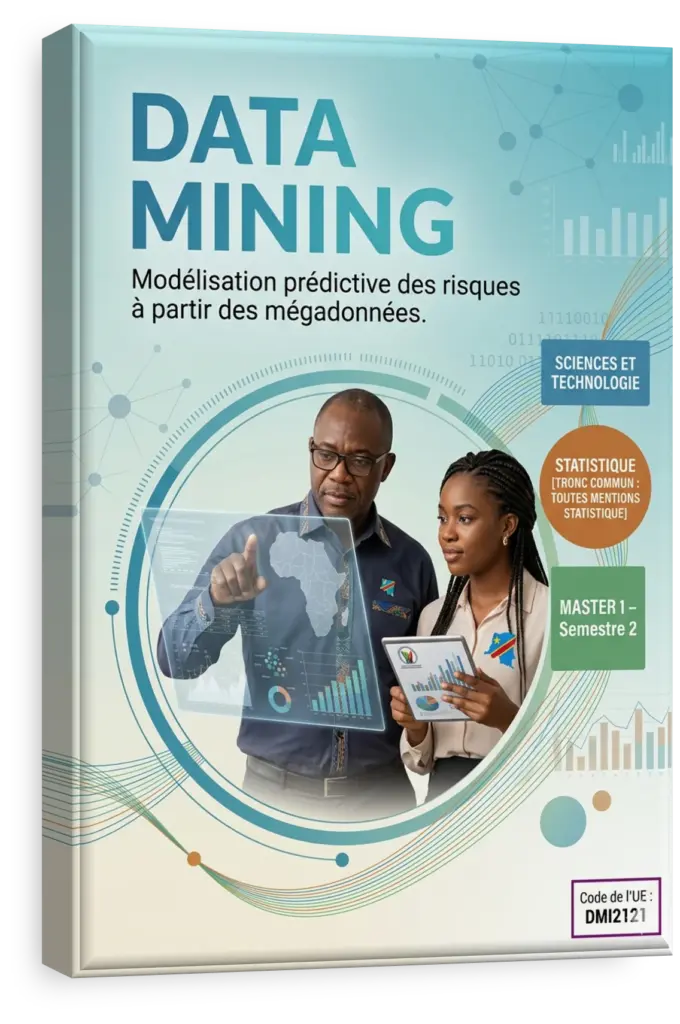 Étudiants en RDC suivant un cours universitaire sur le data mining.