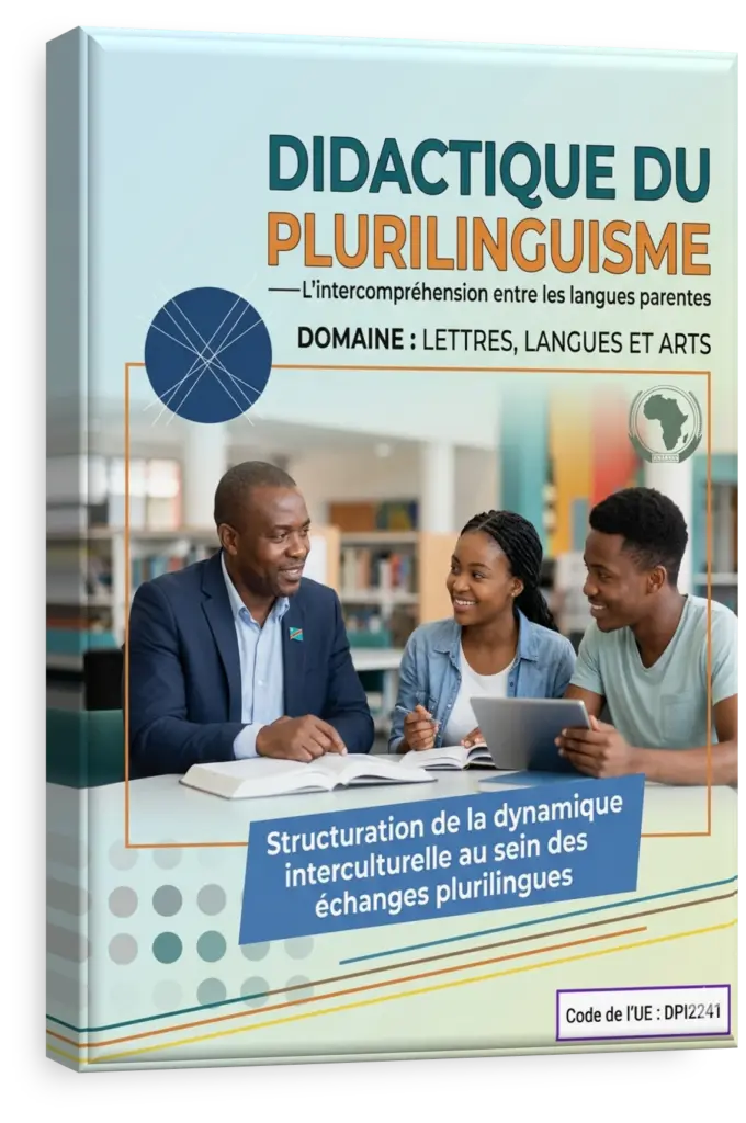 Étudiants congolais dans une salle de classe multilingue.
