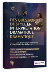 Des questions de style en interprétation dramatique
