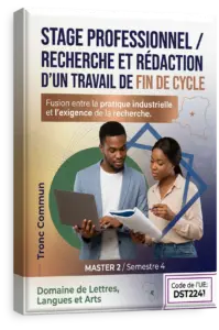 Stage professionnel / Recherche et rédaction d'un Travail de Fin de Cycle