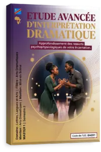 Etude avancée d'interprétation dramatique