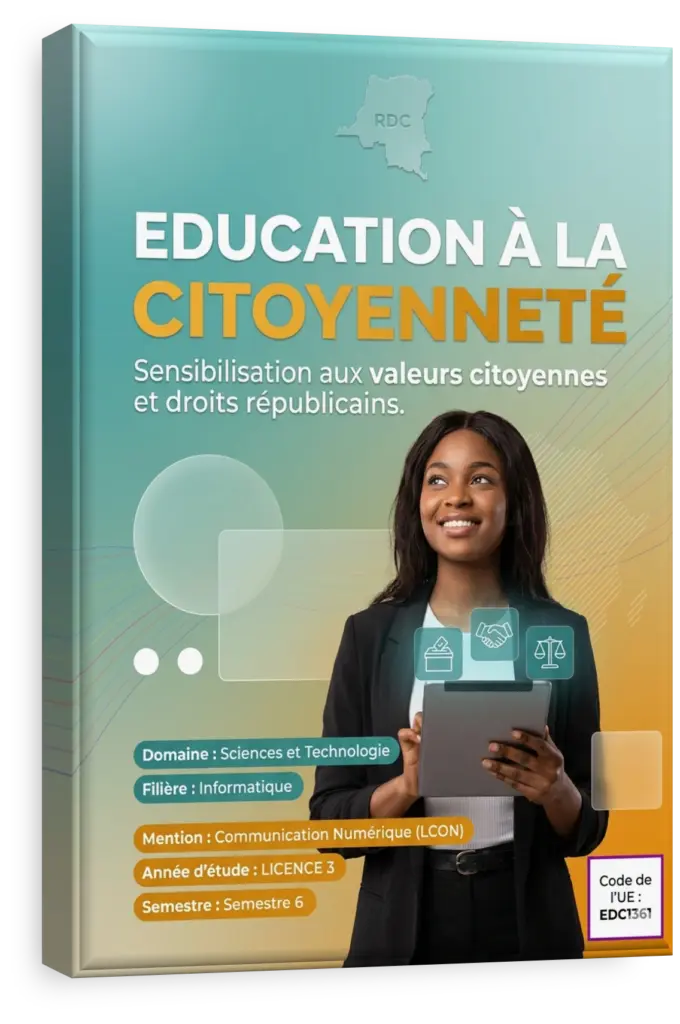 Étudiants en RDC participant à un cours sur la citoyenneté numérique.