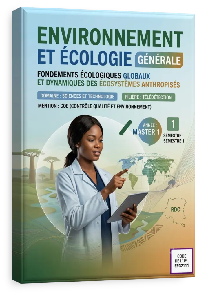 Forêt dense du bassin du Congo représentant un écosystème terrestre.
