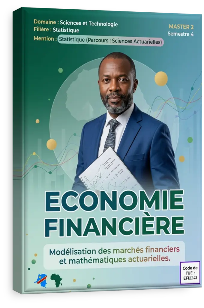 Étudiant en économie financière analysant des graphiques de marché en RDC.