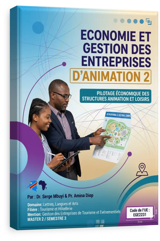Étudiants en gestion d'animation collaborant sur un projet de parc de loisirs.