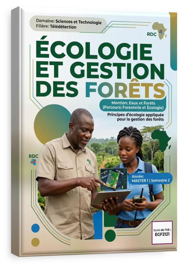 Forêt tropicale dense du bassin du Congo en République Démocratique du Congo.