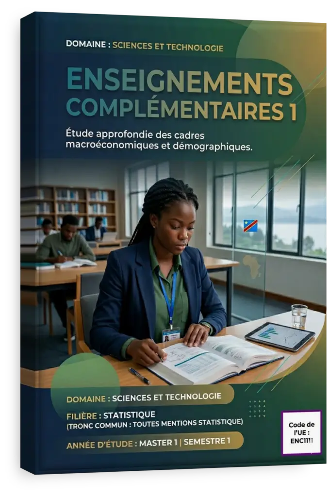 Étudiants en économie analysant des graphiques en République Démocratique du Congo.