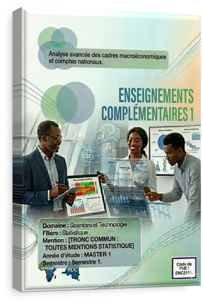 Étudiants en RDC analysant des graphiques de croissance économique.