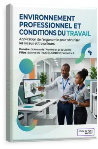 Environnement professionnel et conditions du travail