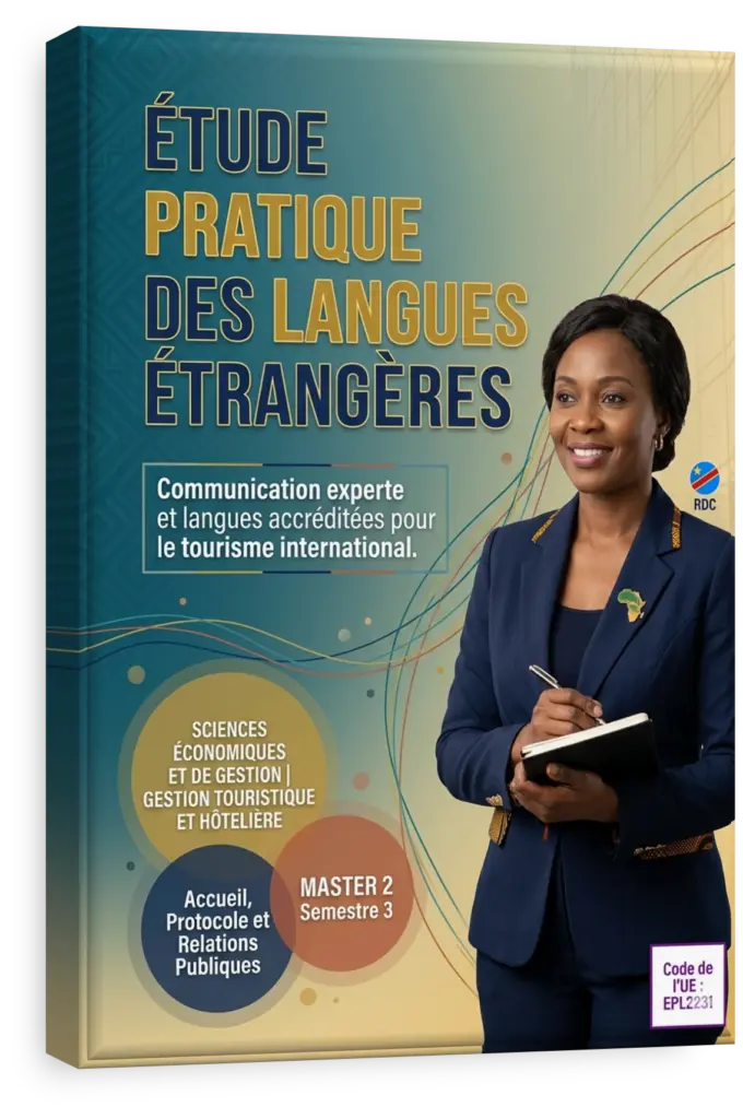 Étudiants en langues étrangères dans un contexte hôtelier de luxe.
