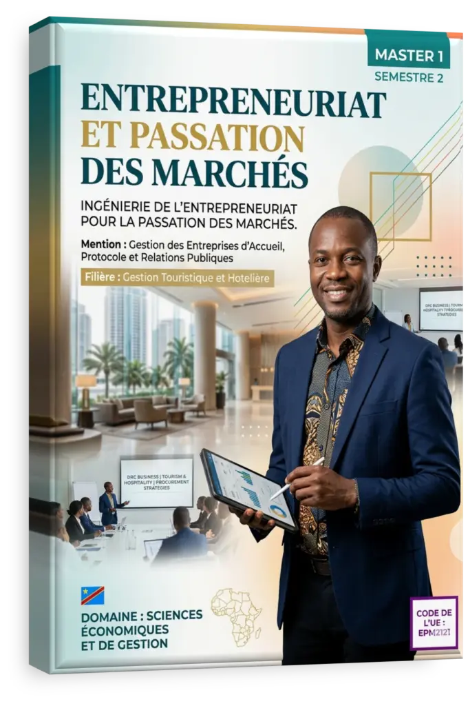 Étudiants en RDC suivant un cours sur l'entrepreneuriat et la passation de marchés.
