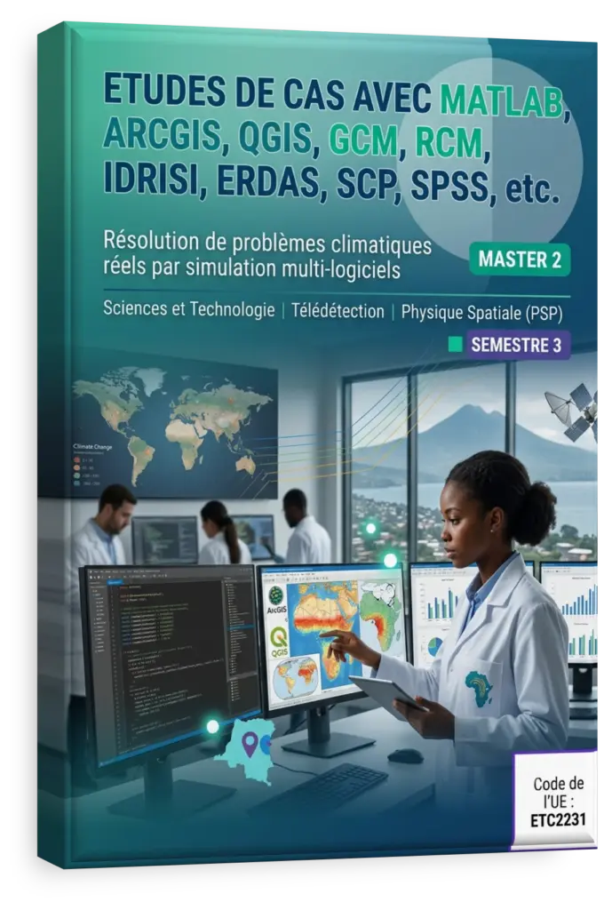 Carte de la RDC avec superposition d'images satellitaires pour l'analyse géospatiale.