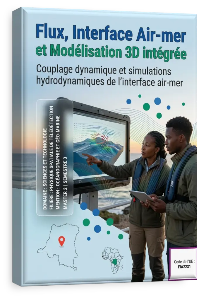 Modélisation 3D de l'interface air-mer pour l'analyse environnementale en RDC.
