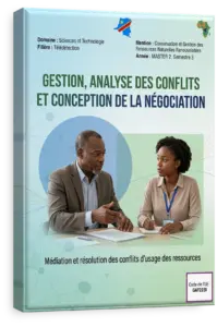 Gestion, analyse des conflits et conception de la négociation