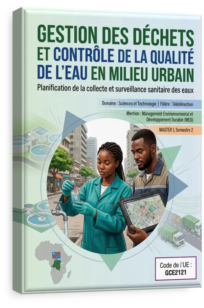 Étudiants en sciences analysant la qualité de l'eau dans un laboratoire en RDC.