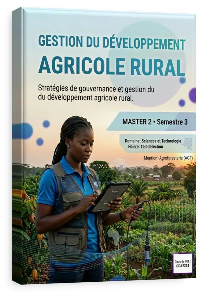 Étudiants en gestion du développement agricole examinant des cultures en RDC.