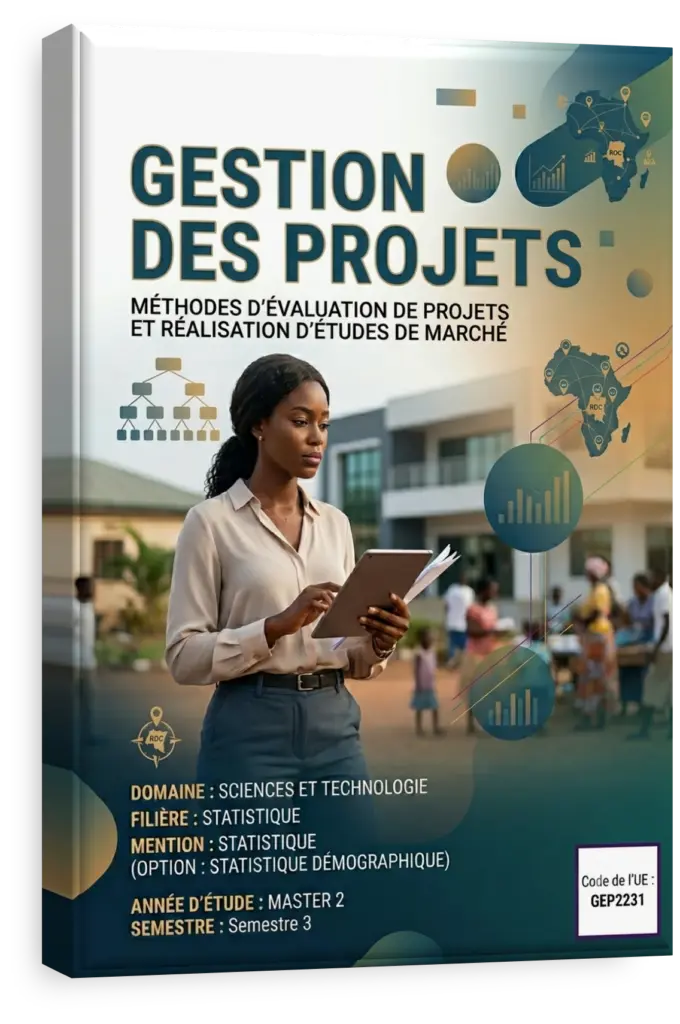 Étudiants en gestion de projets collaborant sur un plan en République Démocratique du Congo.