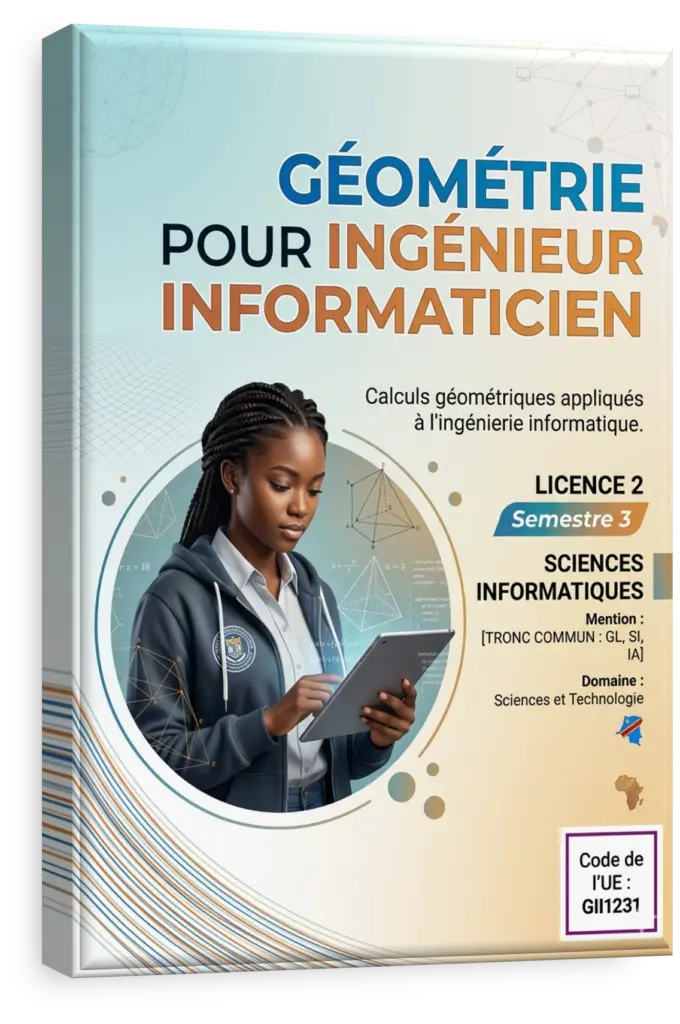 Modélisation géométrique 3D sur un écran d'ordinateur pour ingénieurs.