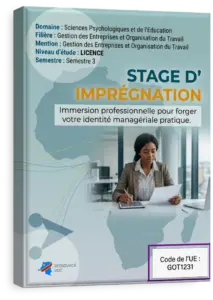 Stage d'imprégnation