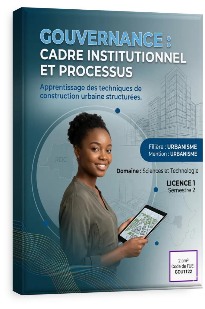 Chantier de construction d'un bâtiment moderne en milieu urbain en RDC.