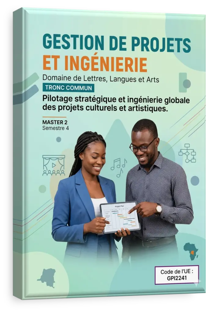 Étudiants en gestion de projets informatiques en RDC travaillant en équipe.