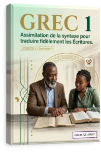 Grec 1 : Grammaire et Syntaxe