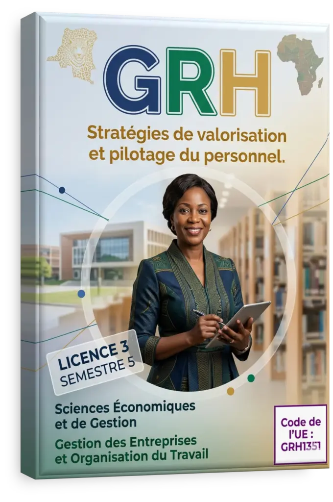 Équipe technique collaborant dans un bureau en RDC, illustrant la gestion des ressources humaines.