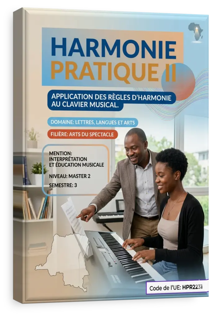 Partition musicale illustrant les concepts du cours d'Harmonie pratique II.