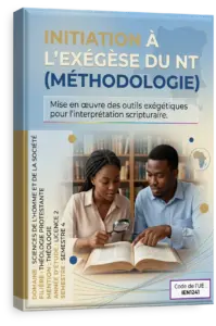 Initiation à l’exégèse du NT (Méthodologie)