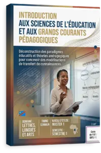 Introduction aux sciences de l'éducation et aux grands courants pédagogiques